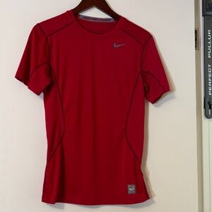 Nike Red Pro Combat T-Shirt